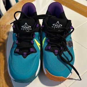 Nike Star Runner Kids Shoes - Teal, Purple and Black